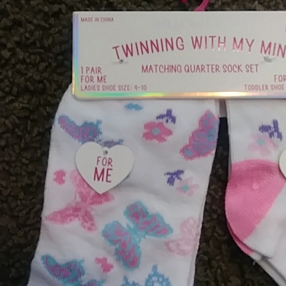 Willow & Ruby Sock Set 1 Adult 1 Child - Picture 2 of 5